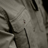 Seeland - Selous L/S Cargo Skjorte // Grape leaf-3-XtraGrej