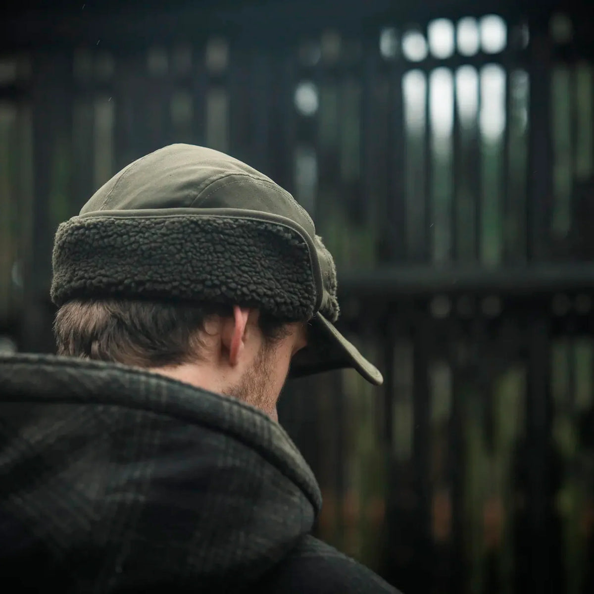 Seeland - Teddy Fold Down Cap // Pine Green-3-XtraGrej