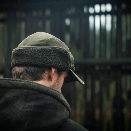 Seeland - Teddy Fold Down Cap // Pine Green-3-XtraGrej