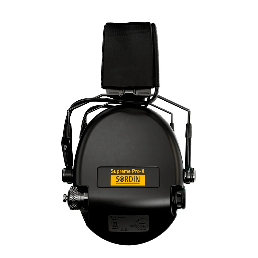Sordin - Supreme Pro-X Slim Elektronisk Høreværn 82 dB Sort-3-XtraGrej