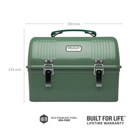 Stanley - Classic Madkasse // 9,5L - Hammertone Green-3-XtraGrej
