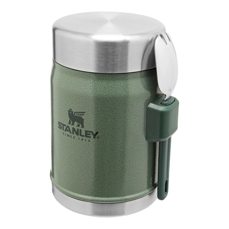Stanley - Legendary Food Jar + Spork 0,40L // Hammertone Green-2-XtraGrej