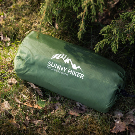 Sunny Hiker - Comfort Liggeunderlag m. Fodpumpe // Grøn-10-XtraGrej