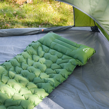 Sunny Hiker - Comfort Liggeunderlag m. Fodpumpe // Grøn-11-XtraGrej
