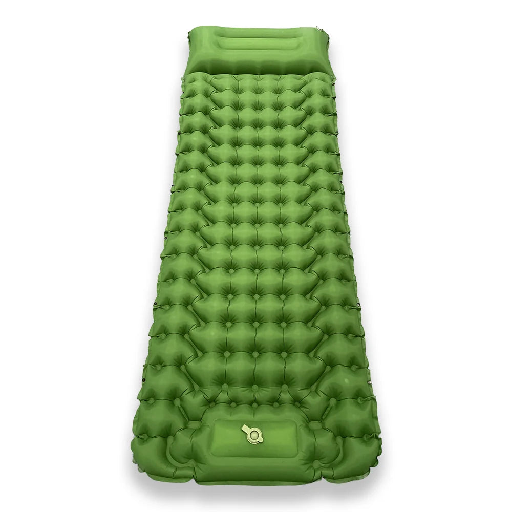 Sunny Hiker - Comfort Liggeunderlag m. Fodpumpe // Grøn-2-XtraGrej