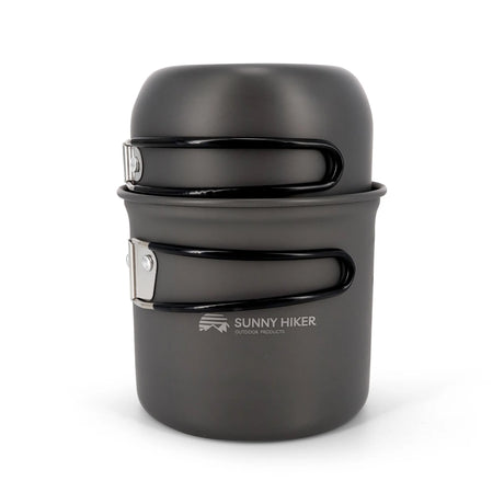 Sunny Hiker - Grydesæt Hard Anodized (2 stk)-2-XtraGrej