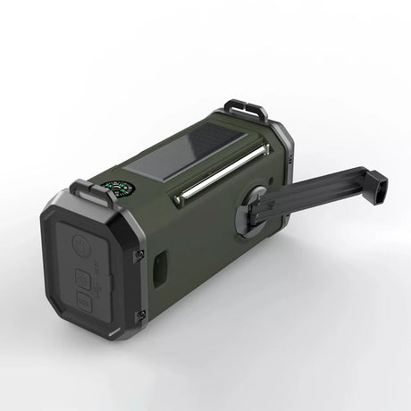 Sunny Hiker - Nødradio m. Powerbank 10.000 mAh // Grøn-7-XtraGrej