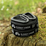 Sunny Hiker - Suspender Dobbelt Hængekøje // Orange-4-XtraGrej