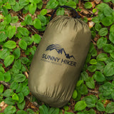 Sunny Hiker - Suspender Dobbelthængekøje m. Myggenet og Suspender-Straps // Grøn-9-XtraGrej