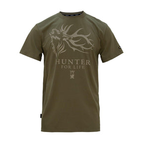 SWAZI - Hunter For Life T-Shirt // Olivengrøn-1-XtraGrej