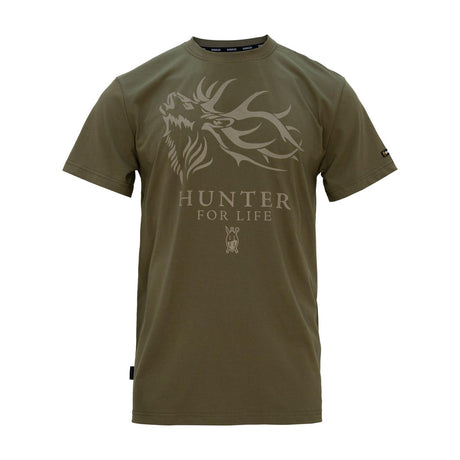 SWAZI - Hunter For Life T-Shirt // Olivengrøn-1-XtraGrej