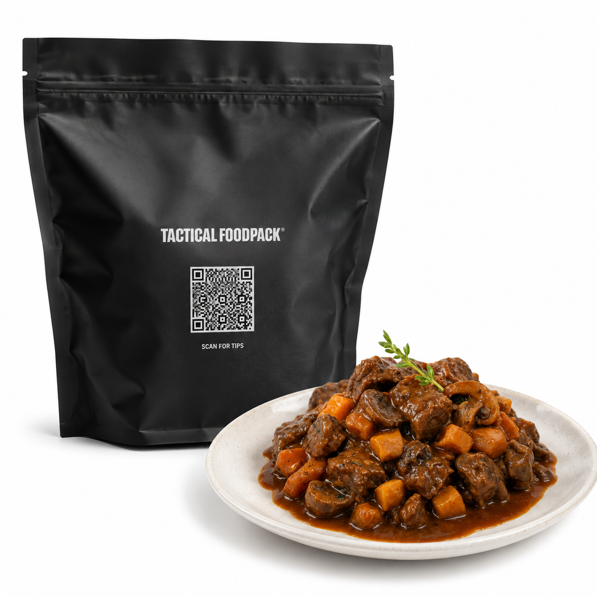Tactical Foodpack - BigBag Boeuf Bourguignon Med Oksekød (2,8 kg)-1-XtraGrej