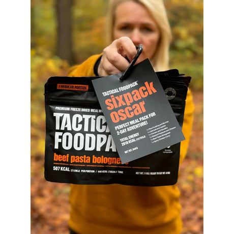 Tactical Foodpack - Sixpack Oscar Feltration, 6 måltider, 2.910 Kcal-4-XtraGrej