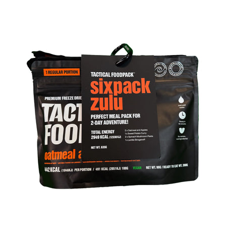 Tactical Foodpack - Sixpack Zulu Feltration, 6 måltider, 2.949 Kcal-1-XtraGrej