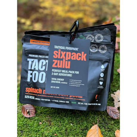 Tactical Foodpack - Sixpack Zulu Feltration, 6 måltider, 2.949 Kcal-2-XtraGrej