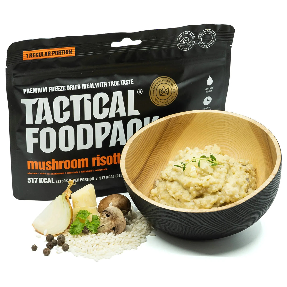 Tactical Foodpack - Svamperisotto, 517 Kcal-1-XtraGrej