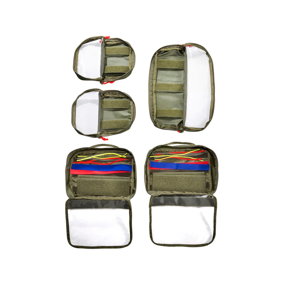 Tasmanian Tiger - Modular Medic Insert Transparent Pouches 30VL // Olivengrøn-7-XtraGrej