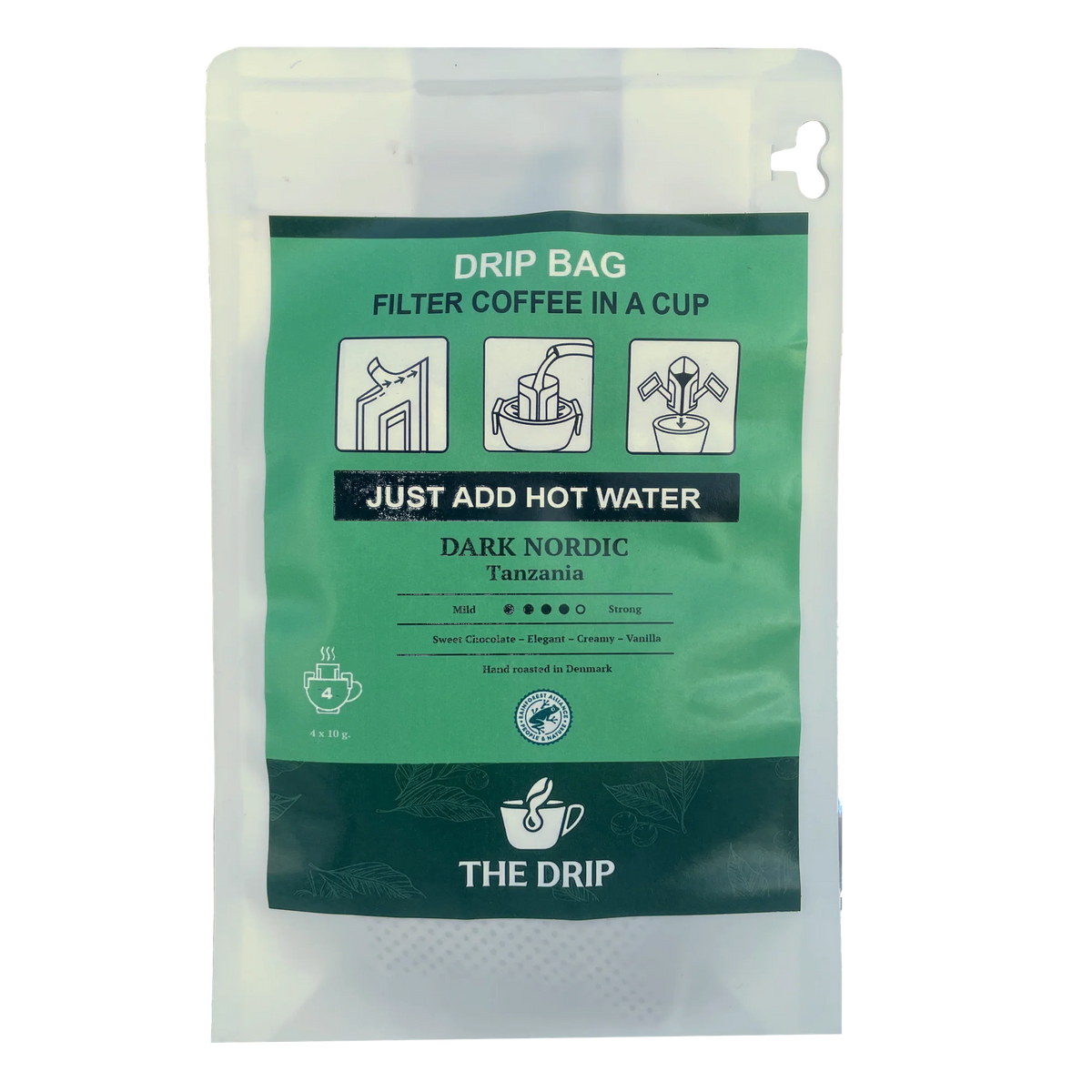 The Drip - Kaffe Drip Bags, Dark Nordic 10-pak-1-XtraGrej