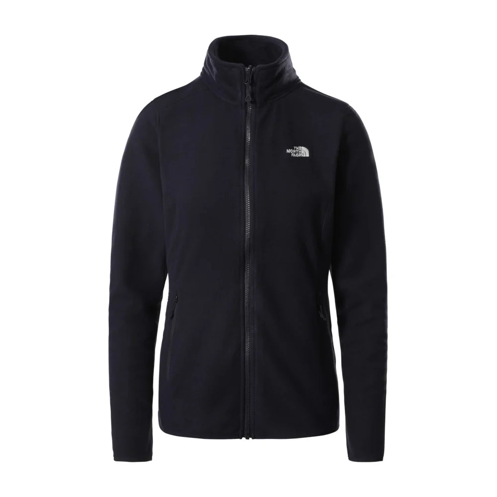 The North Face - 100 Glacier Full Zip Dame Fleece Jakke // Mørkeblå-1-XtraGrej