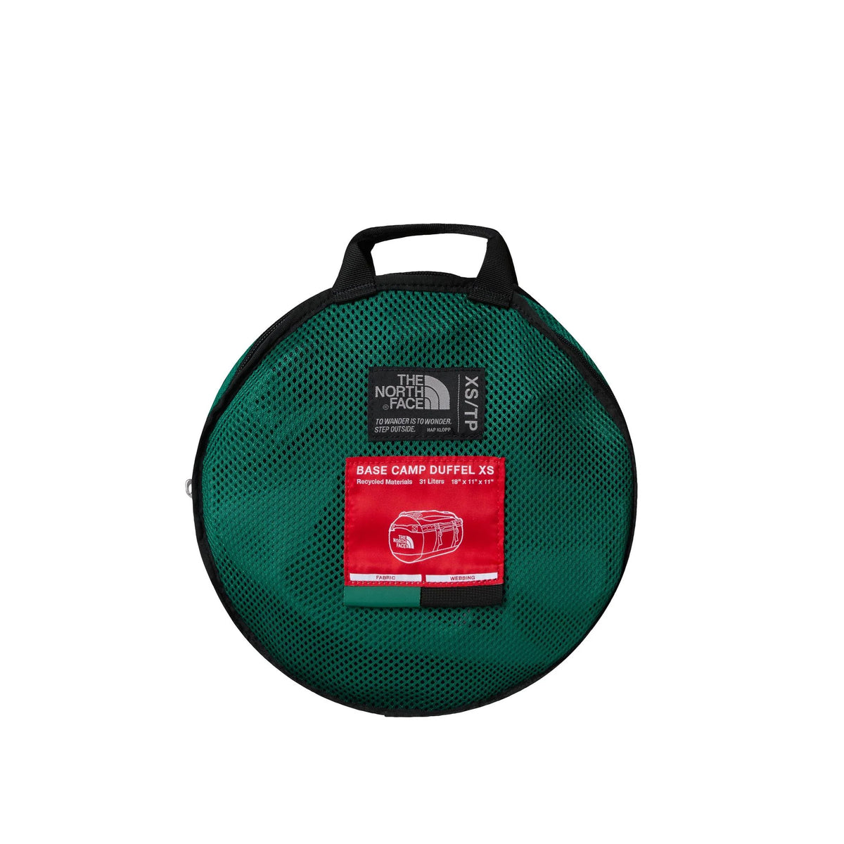 The North Face - Base Camp Duffel Bag XS 31L // EverGreen/Black-6-XtraGrej