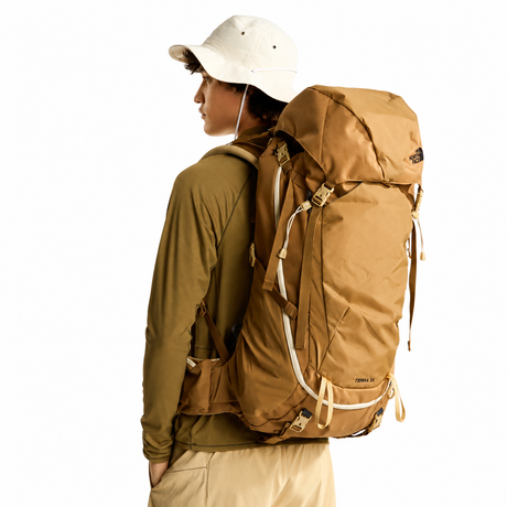 The North Face - Terra 55 Vandrerygsæk 55L // Utility Brown / Khaki Stone-8-XtraGrej