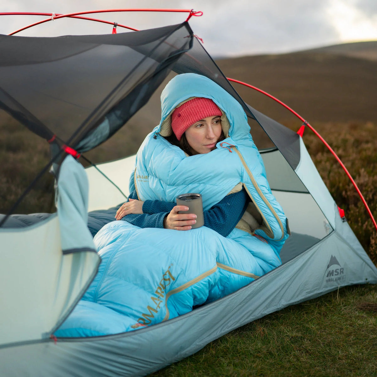 Therm-A-Rest - Boost 650 Dunsovepose -6 °C // Morning Blue-5-XtraGrej