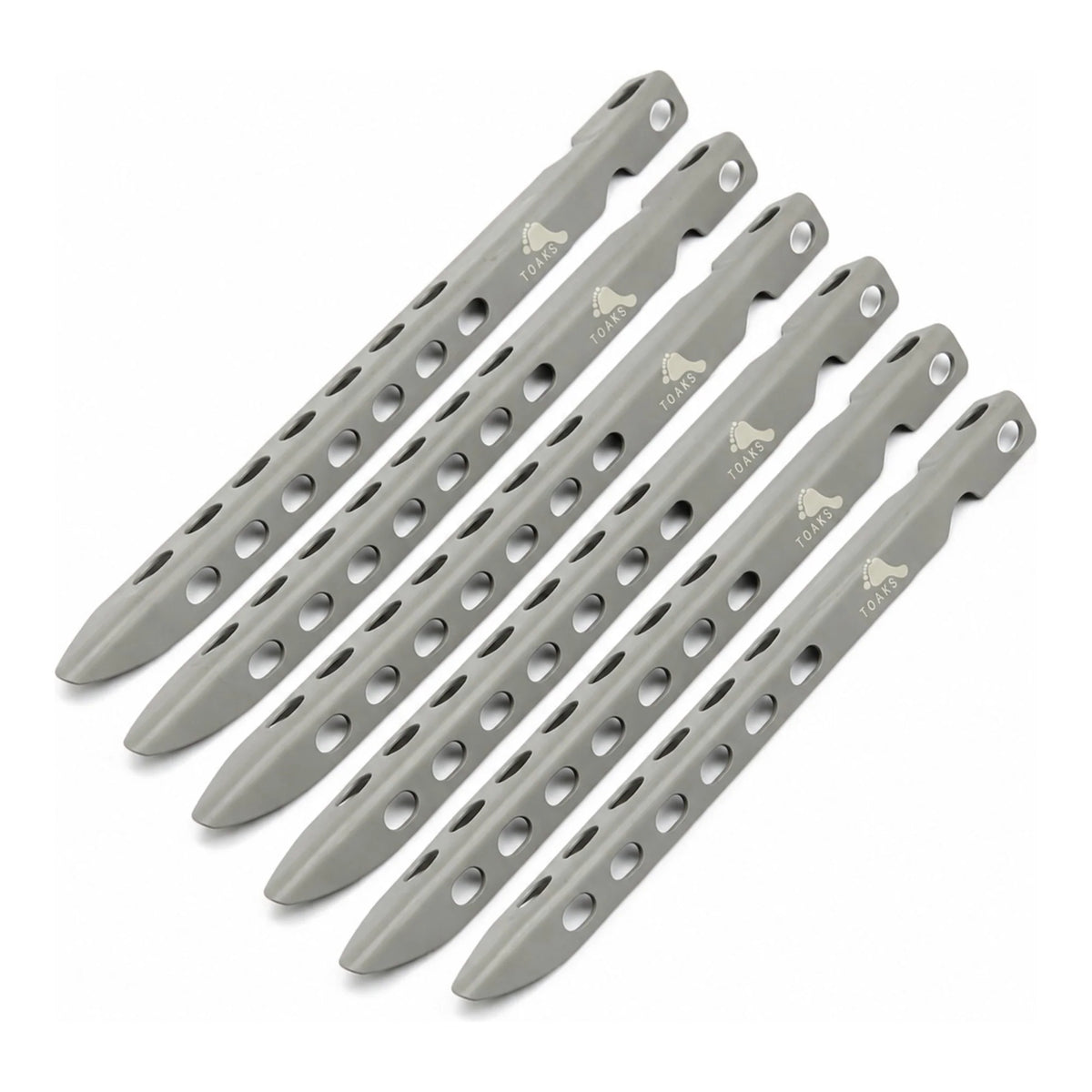 TOAKS - Titanium V-Shaped Pløkker (6-pak)-1-XtraGrej