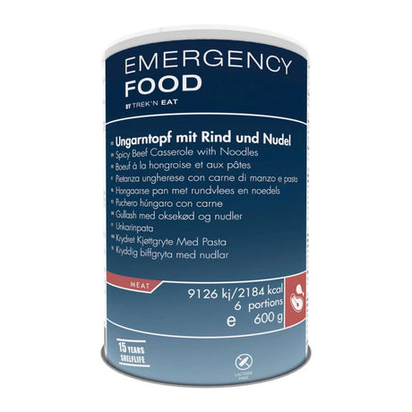 Trek'n Eat - Emergency Food Gullash Med Oksekød Og Nudler, 6 Portioner-1-XtraGrej