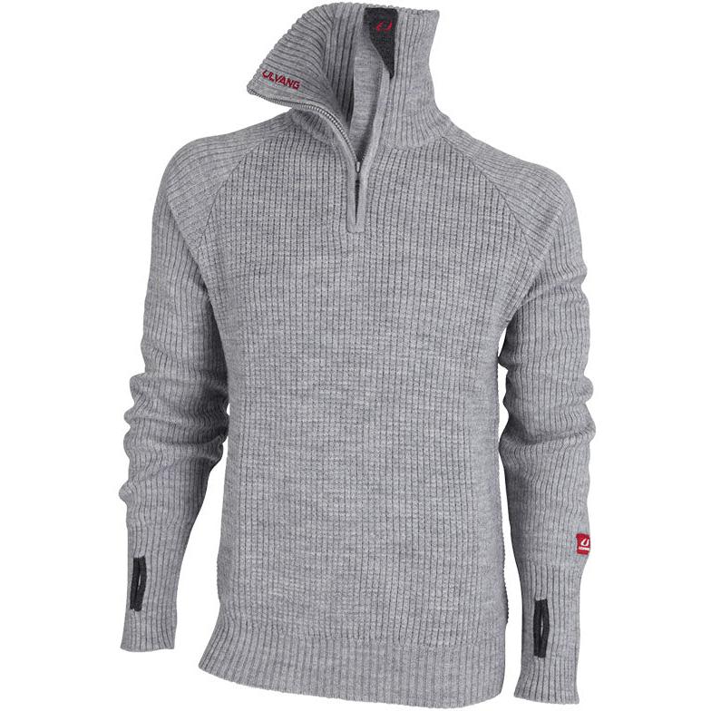 Ulvang - Rav Sweater m. Lynlås // Lys Grå-1-XtraGrej