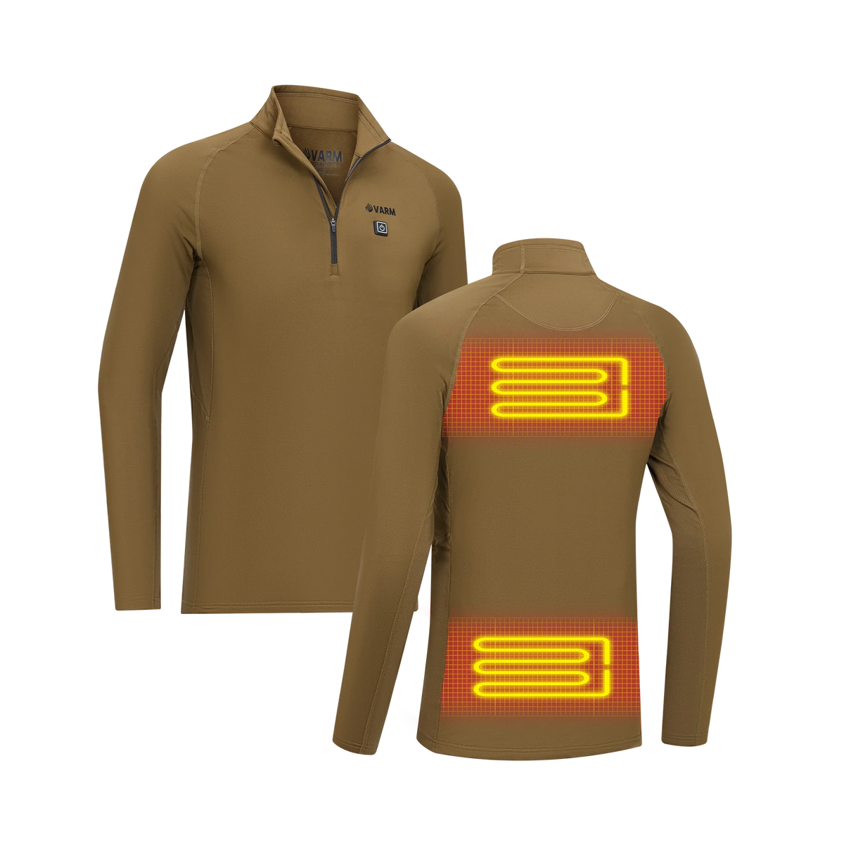 VARM - Heat Baselayer Trøje // Oliven-1-XtraGrej
