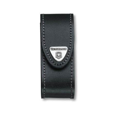 Victorinox - Bælteetui i læder m. velcrolukning til Swiss Army 91 mm (2-4 lag)-1-XtraGrej