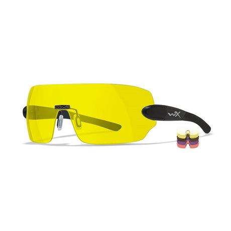 Wiley X - Detection Skydebriller // Mat Sort - 5 Linser-1-XtraGrej