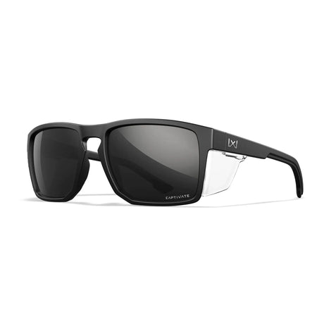 Wiley X - FOUNDER Captivate Solbriller // Pol Black Mirror - Matte Black Frame-6-XtraGrej