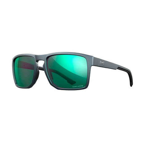 Wiley X - FOUNDER Captivate Solbriller // Pol Green Mirror - Matte Graphite Frame-1-XtraGrej