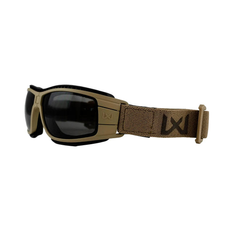 Wiley X - LYNX Sikkerhedsbriller // Grey/Clear - Tan Frame-8-XtraGrej