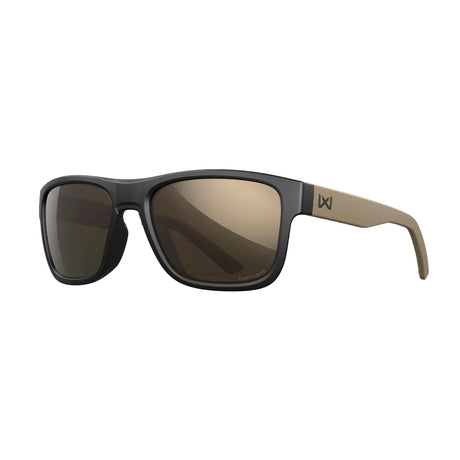 Wiley X - OVATION Solbriller // Captivate Tungsten Mirror - Matte Black/Tan Frame-1-XtraGrej