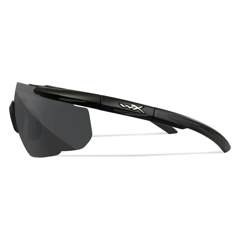 Wiley X - Saber Advanced Ballistiske Briller i Sort // Sort/klar - 2 Linser-5-XtraGrej