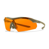 Wiley X - VAPOR COMM 2.5 Ballistiske Briller // Sandfarvet Stel - 3 Linser Grå/Klar/Orange-2-XtraGrej